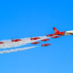 Air Malta & Red arrows • <a style="font-size:0.8em;" href="http://www.flickr.com/photos/97058572@N05/15449304842/" target="_blank">View on Flickr</a>